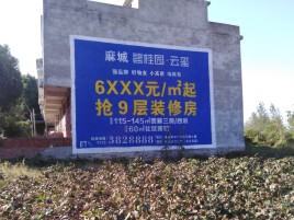 阆中墙体广告的好处