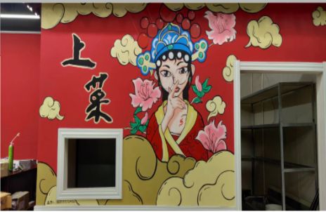 阆中墙体彩绘的发展和应用